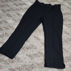 Christian Siriano Black Boot Cut Pants